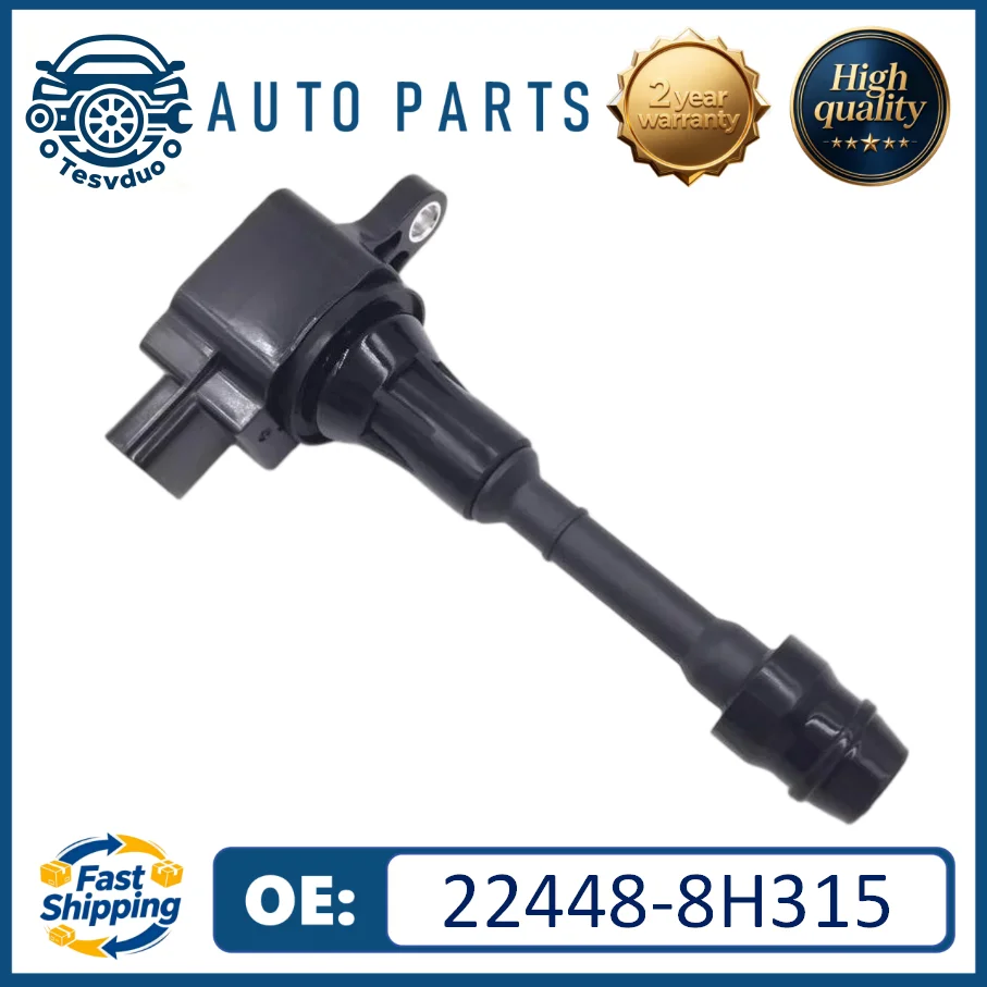 22448-8H315 High quality 1/4PCS Ignition Coil for Nissan Altima Sentra 2.5L X-Trail T30 Primera P12