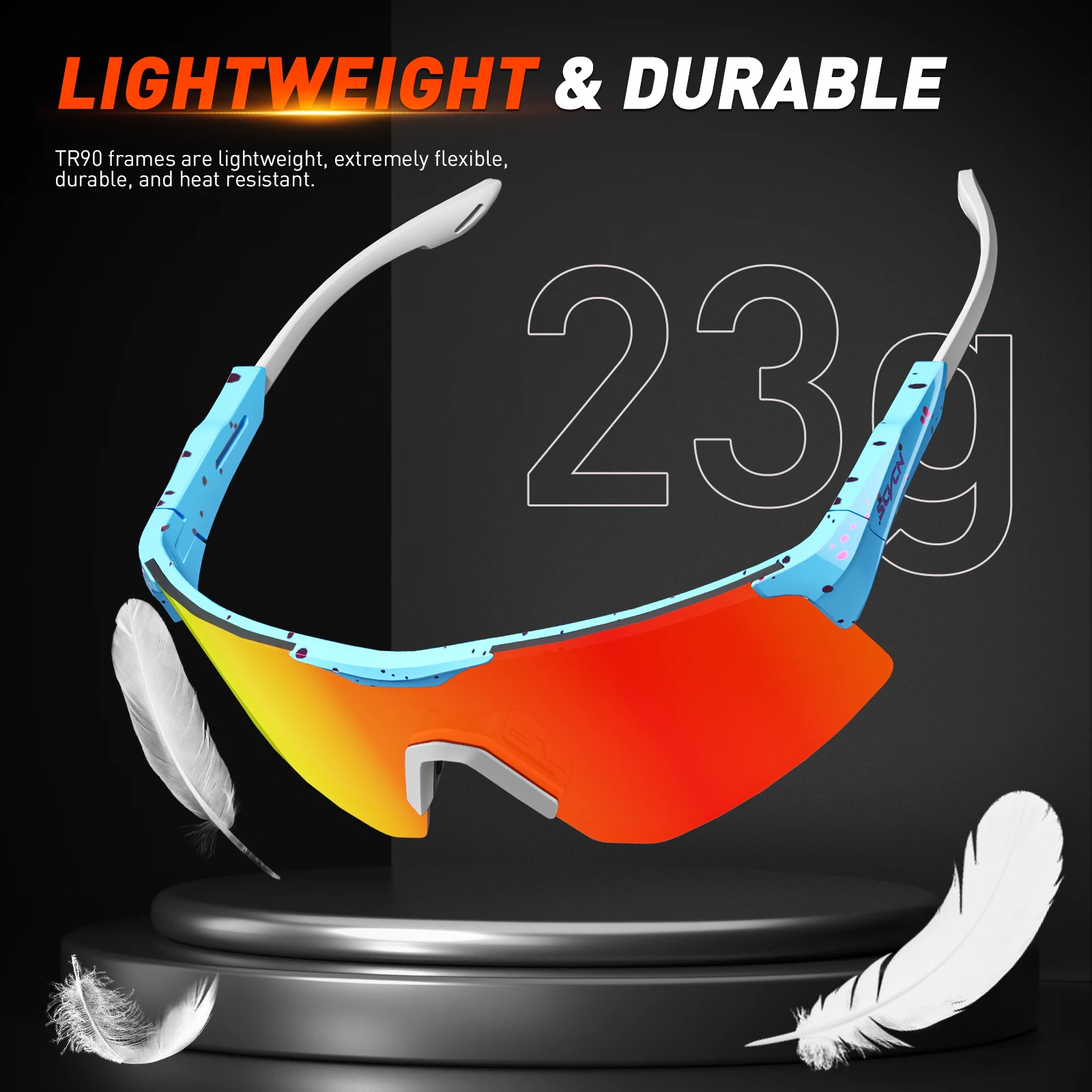 SCVCN بيع النظارات الشمسية المستقطبة UV400 حماية النظارات الرياضية المشي لمسافات طويلة القيادة نظارات الرجال النساء في الهواء الطلق الدراجة الجبلية ركوب الدراجات الزجاج