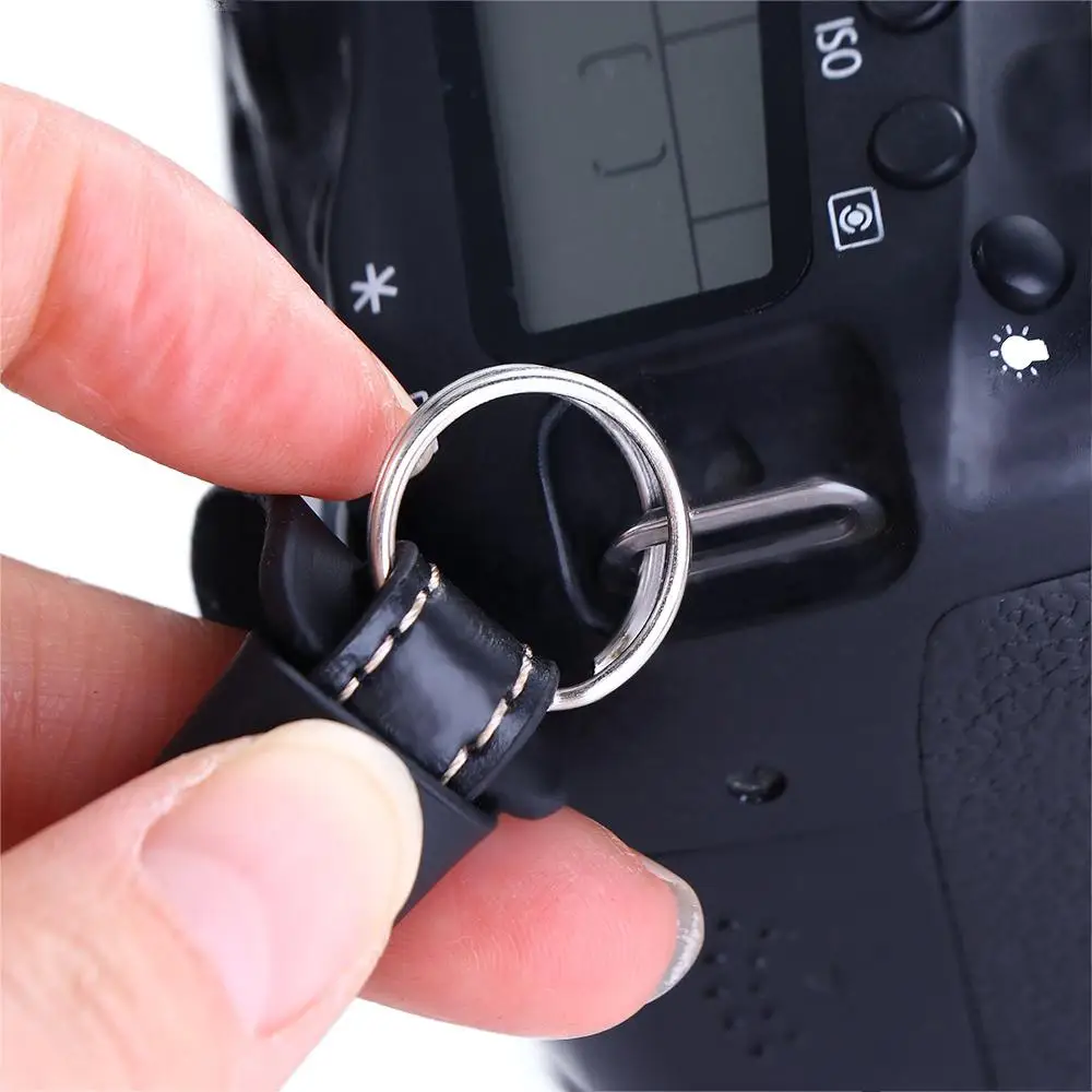 Suministros para cámara SLR, cordón para cámara Digital, correa de cuero PU, agarre para muñeca, correa para cámara, correa de mano