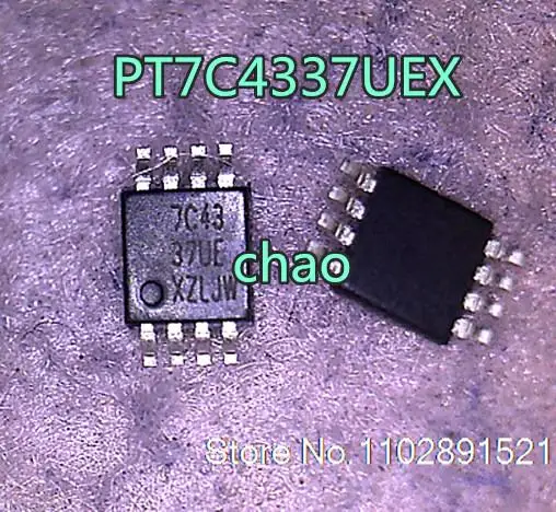 

10PCS/LOT PT7C4337UEX 7C4337UE 7C43 37UE MSOP-8