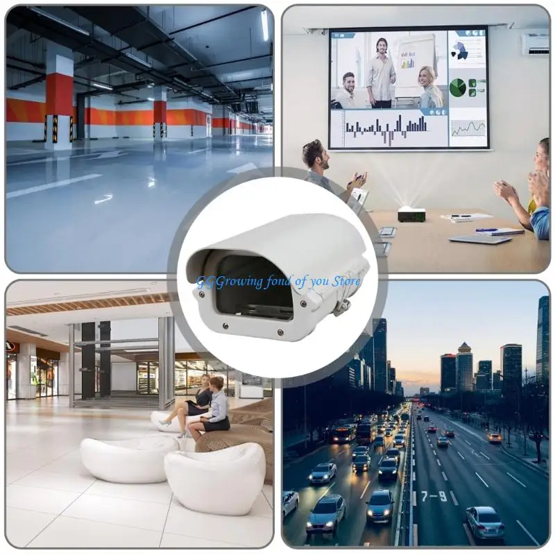 

H9EB Side Opening Weatherproof Housing Enclosure Suitable for Outdoor CCTV Cameras Water Dust Resistant Aluminum Construction