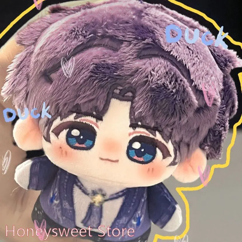 

10cm Anime Love and Deepspace Rafayel Plush Nunu Starfish Body Cartoon Prited Doll Puppet Toys Cosplay Pendant Xmas Gift