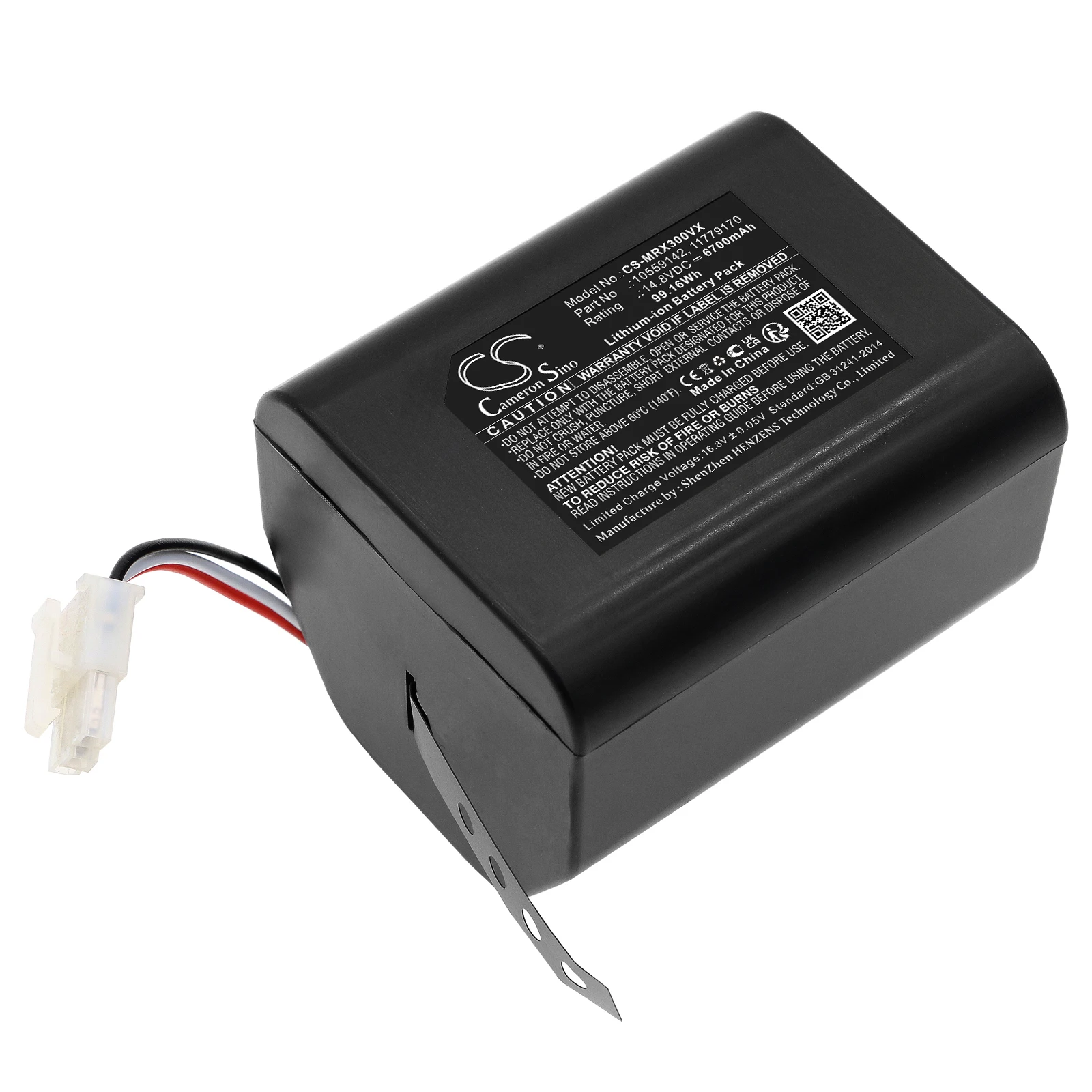 CS Replacement Battery For Miele Scout RX2, Scout RX3 10559142, 11779170 6700mAh / 99.16Wh