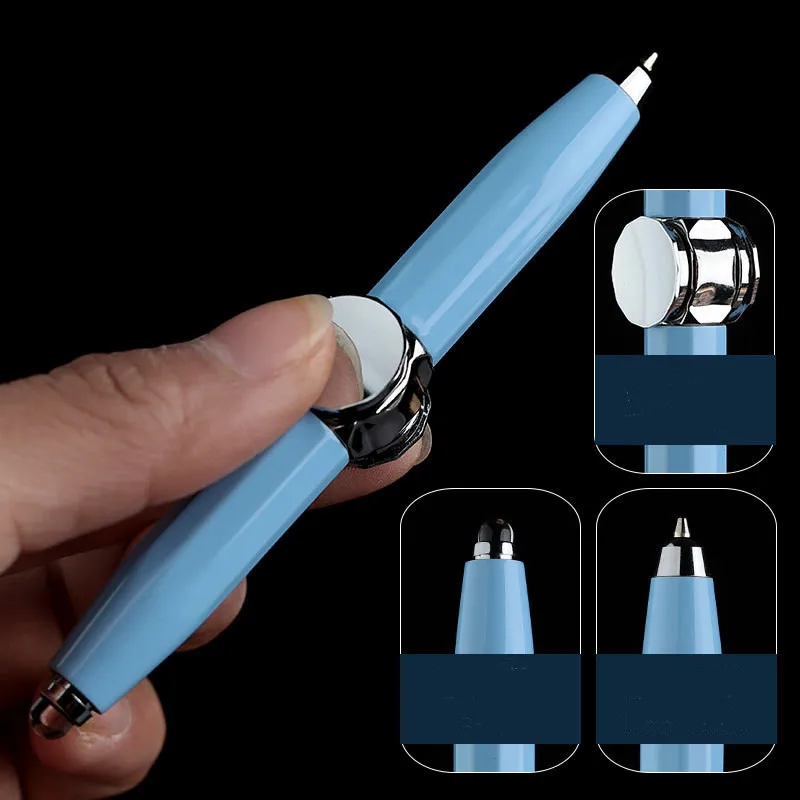 Creative Fingertip Glow Pen Multi-Function Light-Emitting Pens Student Write Decompression Ballpointpen WIth LED Light