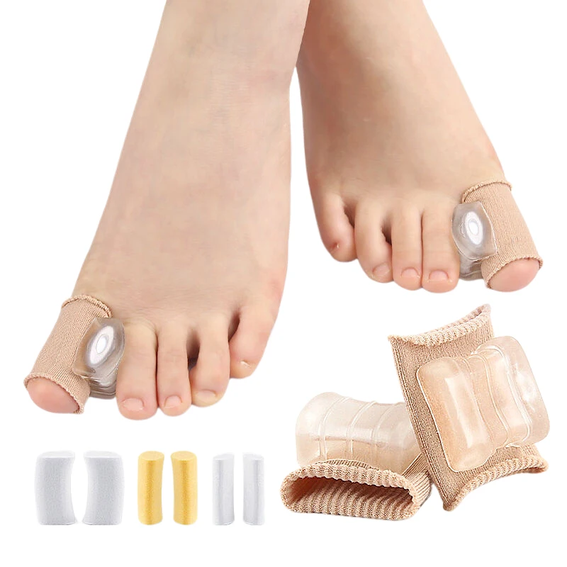 2Pcs Foot Care Tools Silicone Toe Spreader Separator Bunion Hallux Valgus Corrector Thumb Finger Correction Straightener