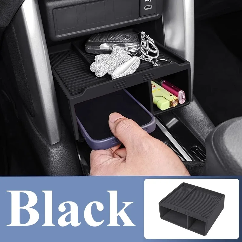 

​ ​ Противоскользящая вставка для хранения на приборной панели Corolla Cross и Frontlander, подходит для силиконового разделителя с слотом для телефона — органайзер на подлокотнике ​ ​