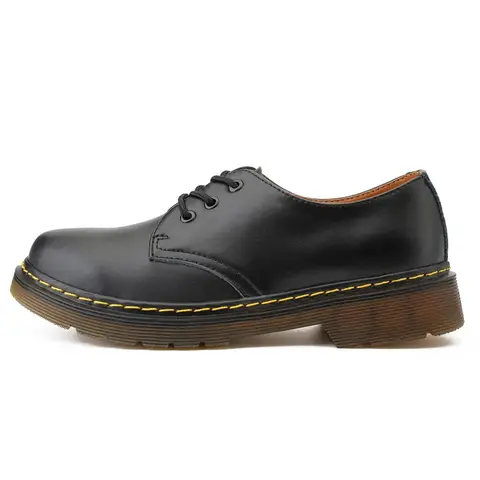 Couple Work Shoes Available In Multiple Colors British Style Luxury Outdoor Brand Thick Bottom Oxford Shoes Lace Up Safety Shoes
