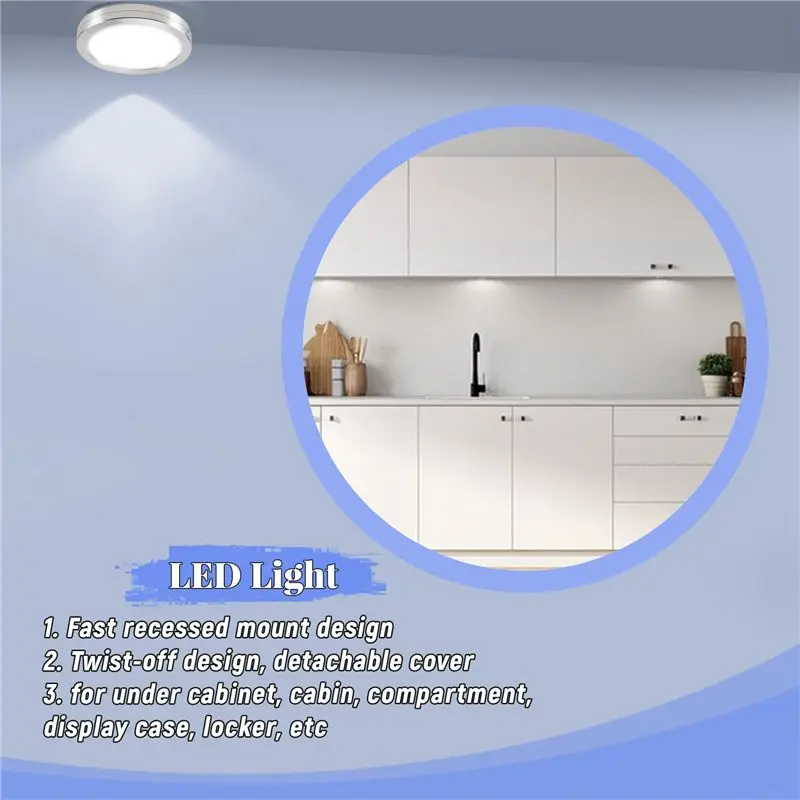 12V Led Light Rv Camper Trailer Boat Interior Ceiling Down Roof Lamp Warm White Top-Rated