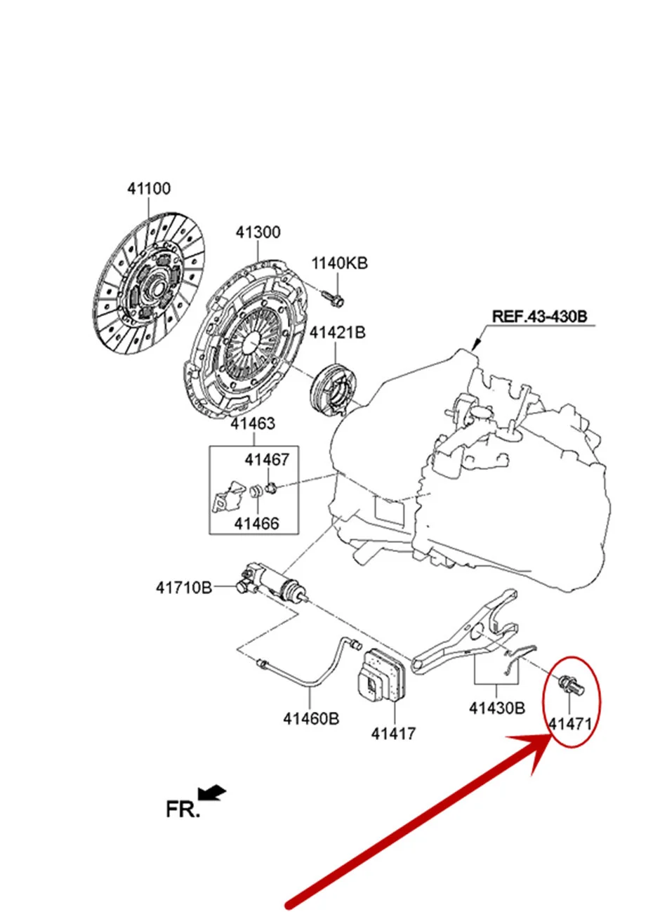 For All Hyundai KIA Clutch Fork Clutch Release Lever Fulcrum Arm Bushing RELEASE LEVER FULCRUM