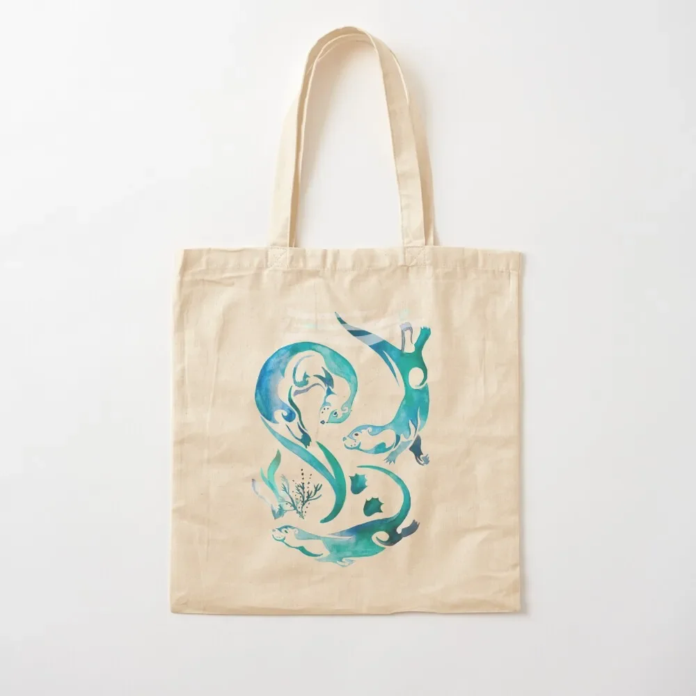 

Otterly Adorable Tote Bag canvas shopping bag free delivery bags Gift bags Bag