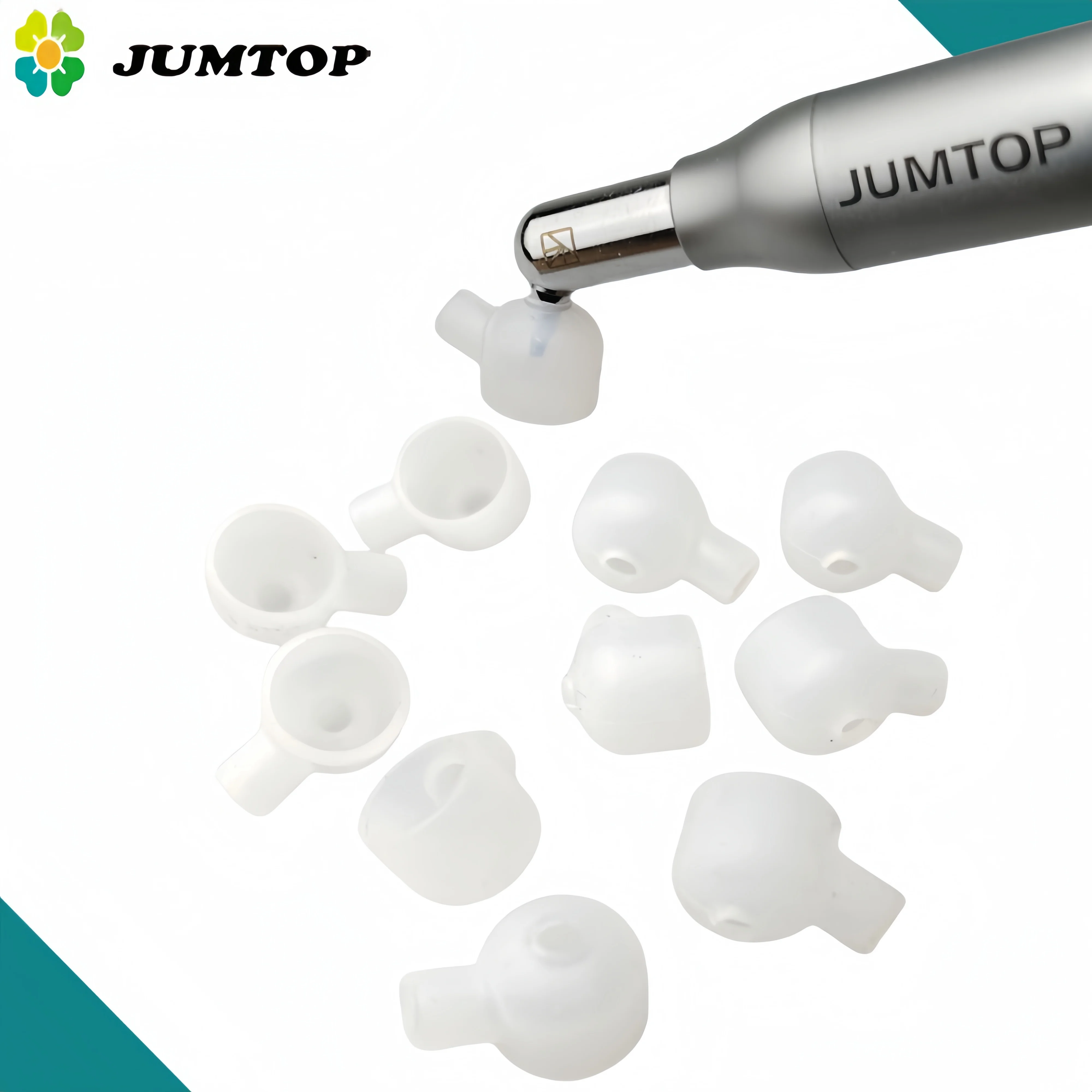 

10Pcs Dental Sandblaster Dust Caps, 135℃ Autoclavable Micro Blaster Covers for Air Abrasion Systems