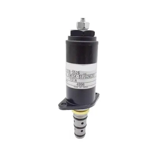 

Solenoid Valve 116-3526 1163526 KWE5K-31 G24E30-701A For Caterpillar CAT Excavator 320 E320B E320C E330B E325B E200B 315C E336D