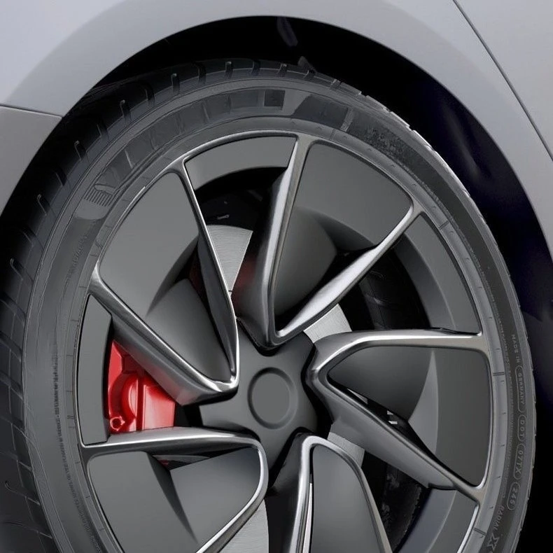 Adequado para tesla hubcap 20 polegadas 2024 modelo 3 highland desempenho hubcap t logotipo