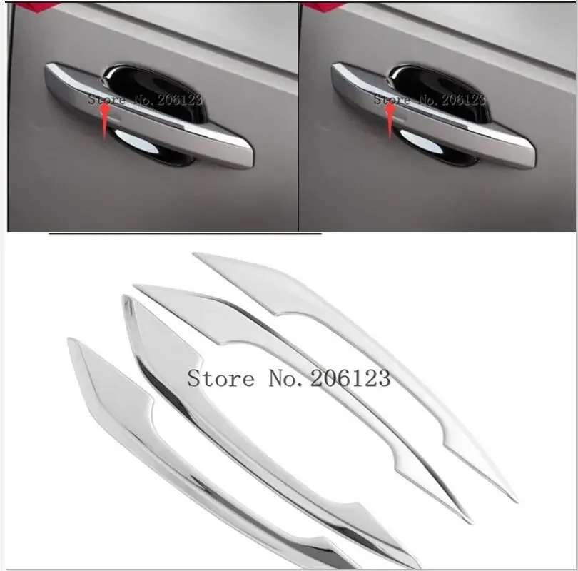 

For Audi A4 S4 RS4 B9 A5 S5 RS5 2017 Q5 FY 2018 2019 Side Door Handle Frame Cover Trim Exterior Accessories ABS Chrome