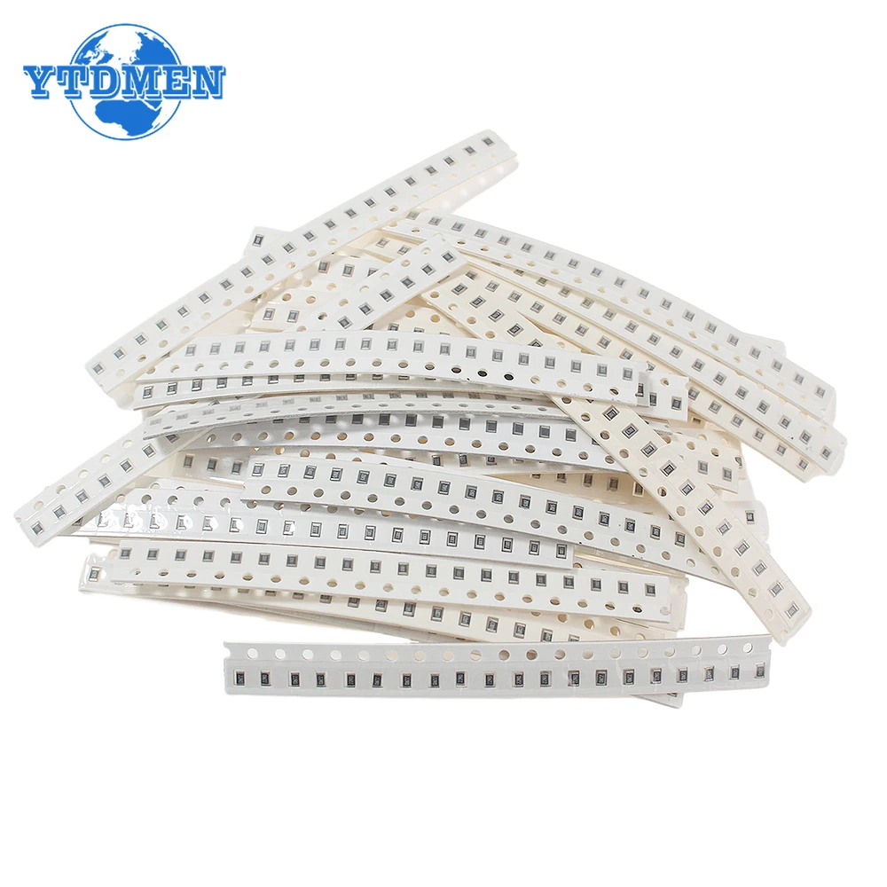 660PCS 0805 1206 1% SMD Resistor Assorted Kit 33 Values Each 20pcs 1R-1M 10K 100K 1K 100R Resistance Set