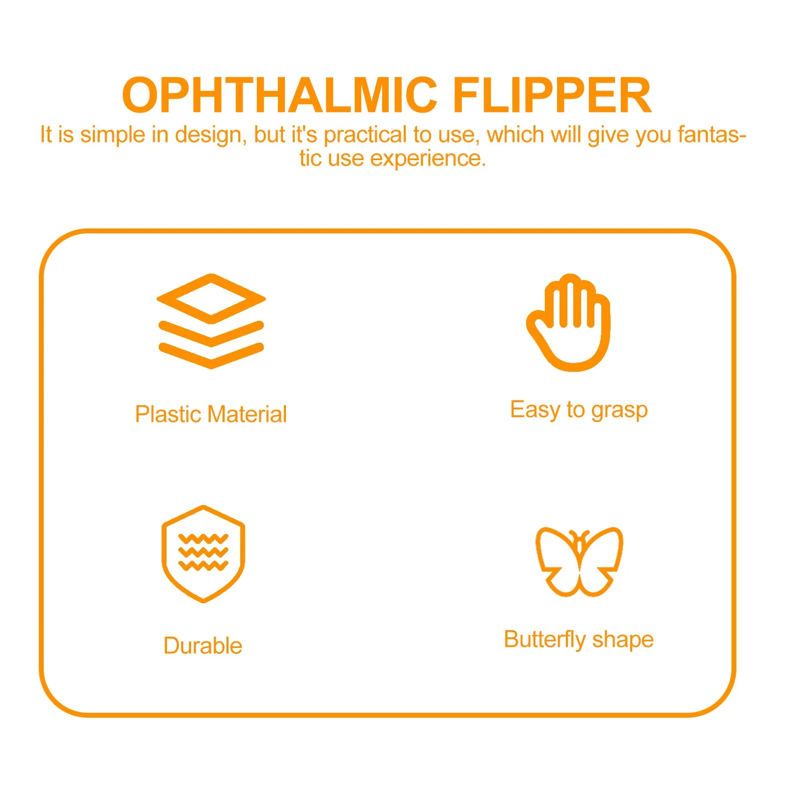 

2Pcs Optometry Flipping Tool Glasses Repair Accessory Adjustable Visual Test Flipper for Eye Examination Reliable and Safe Use