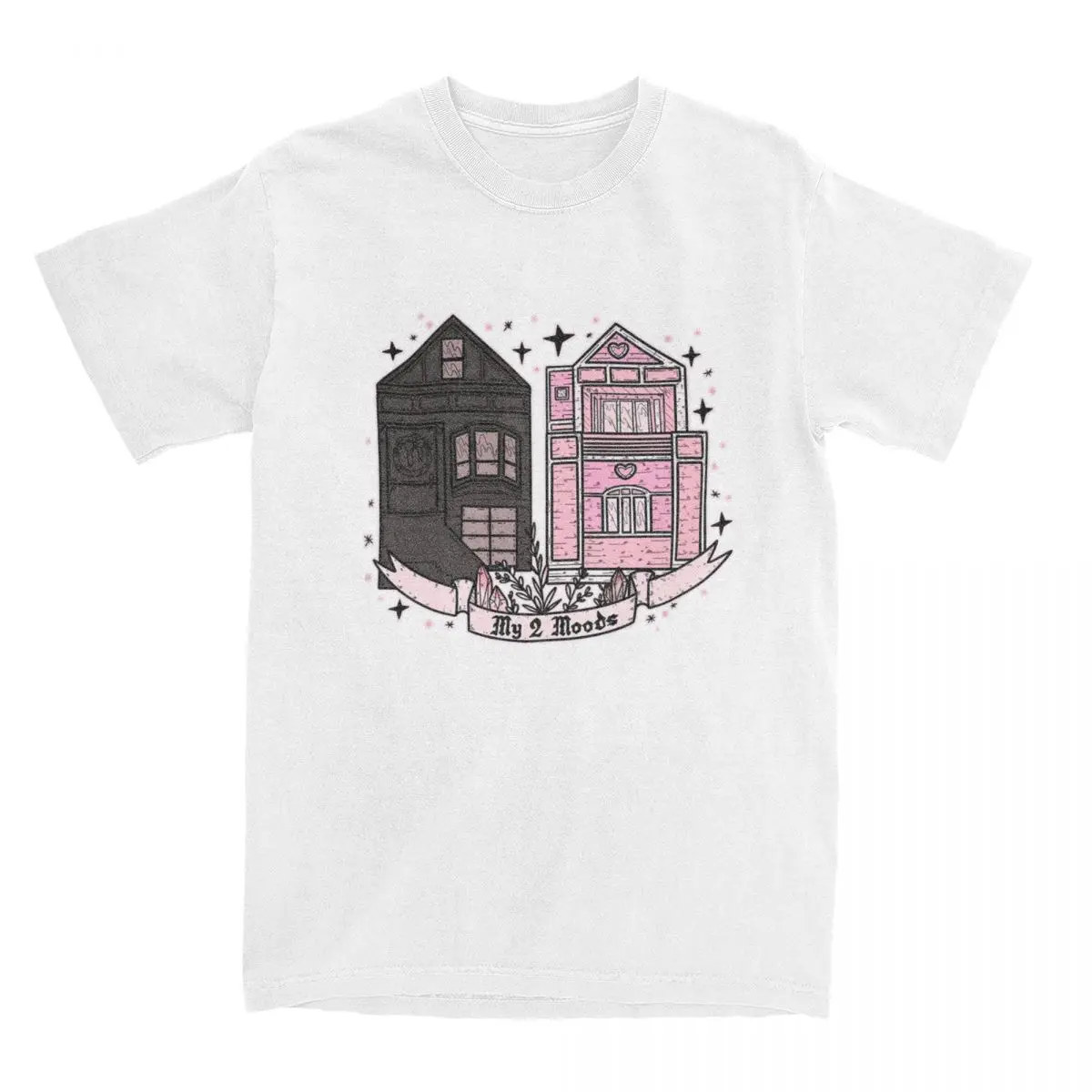 Barbie Doll House MY 2 MOODS for Men Women T Shirts Merchandise Novelty Tee Shirt T-Shirt Cotton Birthday Gift Clothes