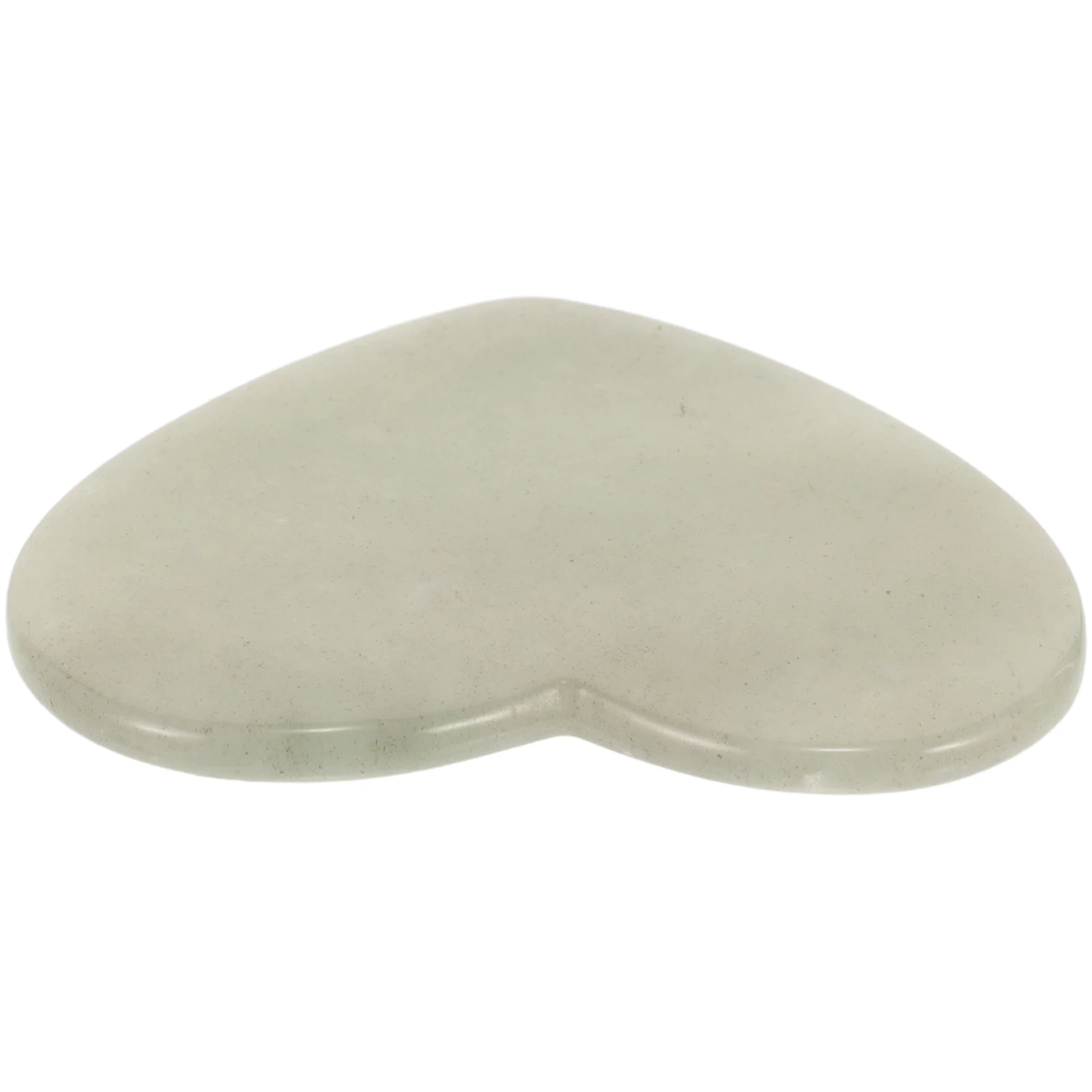

Jade Gua Facial Tool Natural Stone Large Heart Design Face Neck Face Stone Gua Sha Sculpting SkincareMassage Essentials