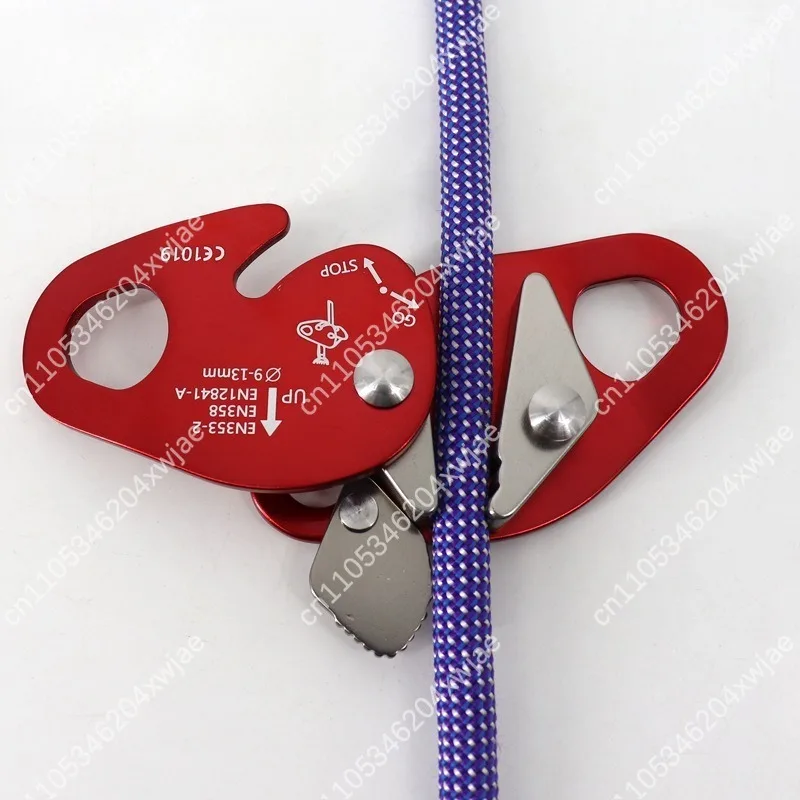 Professional Rope Descender Safety Device For Outdoor Work Climbing Rescue Fall Arrest Equipment