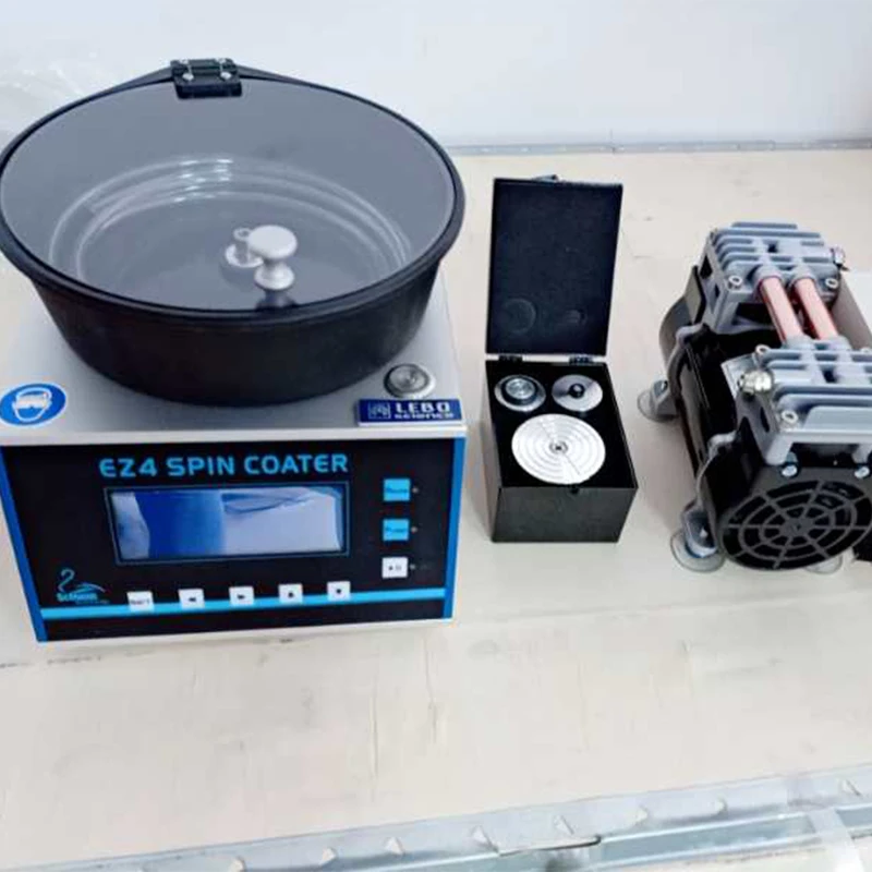 Laboratory Compact Spin Coater Spin Processor EZ4 Oil Free Vacuum Pump Vacuum Spin Chuck 110V 220V