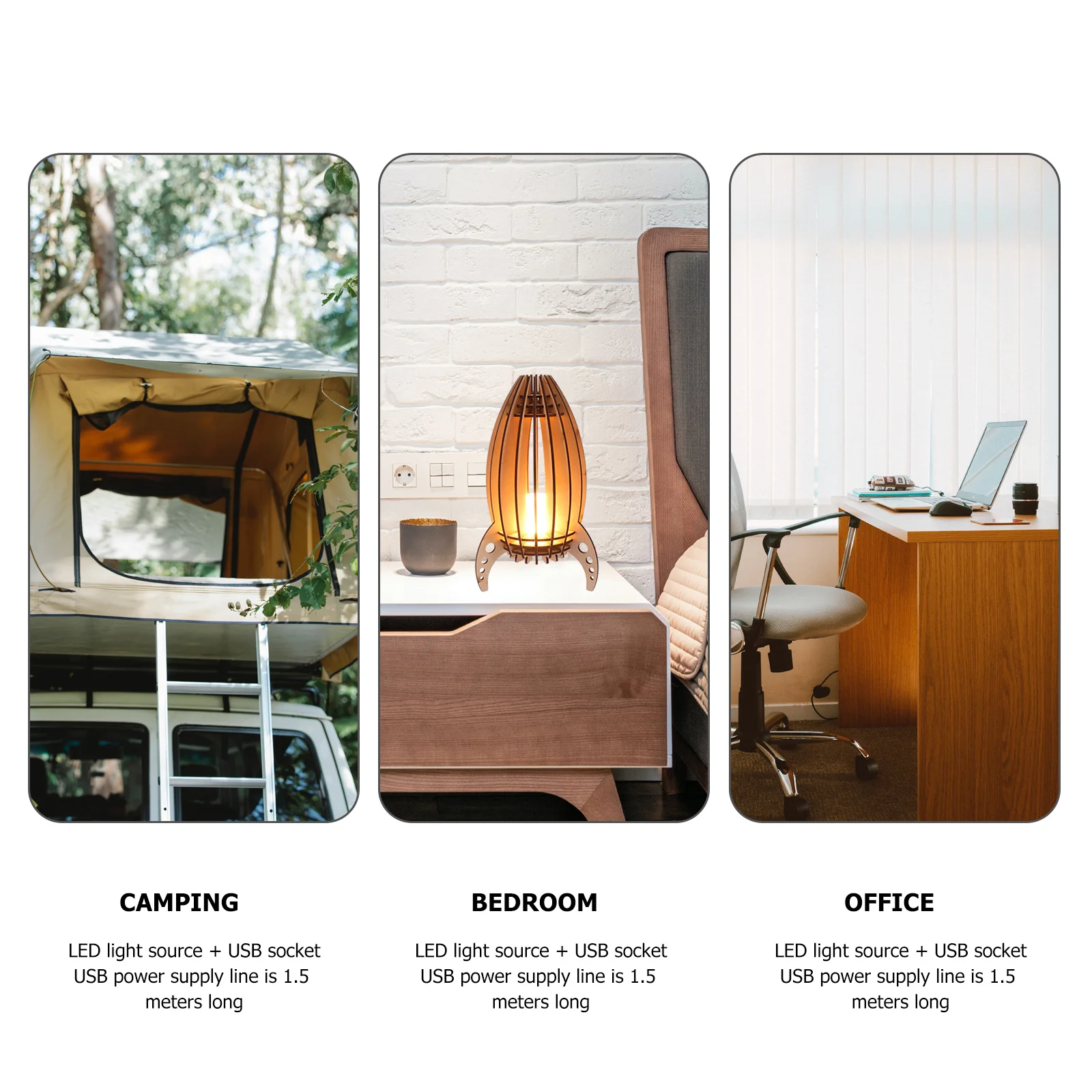 

1pc Space Rocket Night Light Small Creative Bedside Lamp For Bedroom Room Desktop Table Decorative Light Home Lamp