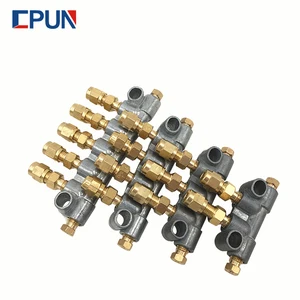 Ölkolbenverteiler 2-10 Straßenwiderstand Anteil + Messventil DPC 3 große Kombination 4mm Ölverteiler M8x1 12 Hauptverkaufskolben -Stuhl -Bürokino - №12