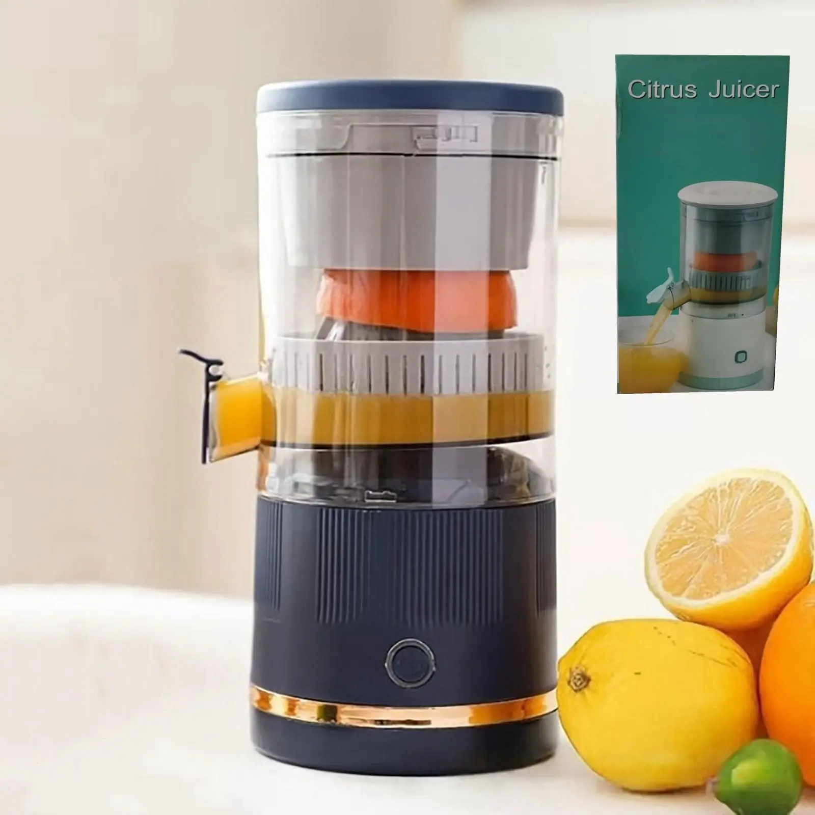 

Wireless Slow Juicer Automatic Orange Lemon Juicer USB Charge Juice Separator Portable Fruit Extractor Squeezer Pressure Juicers