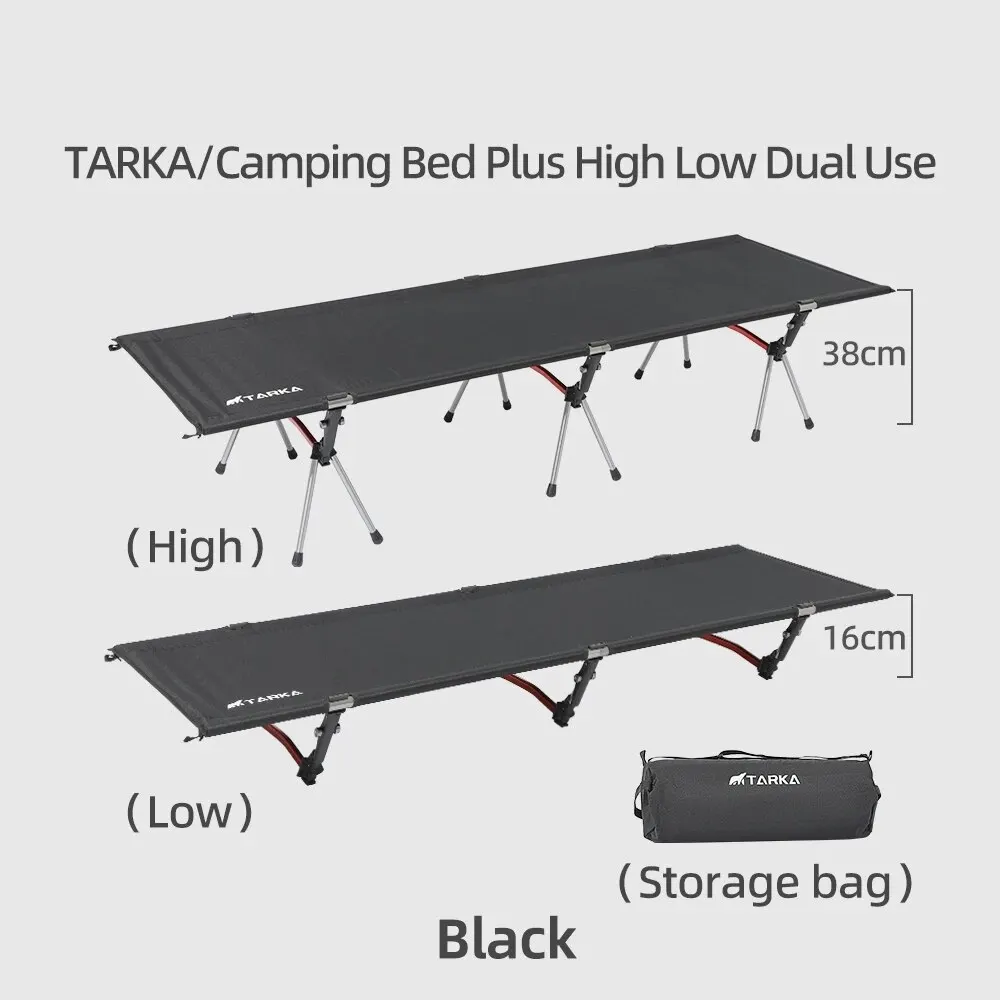 TARAK Lightweight Camp Bed Tourist Camp-cot Portable Folding Bed Outdoor Travel Fishing Foldable Sleeping Bed Camping Supplies