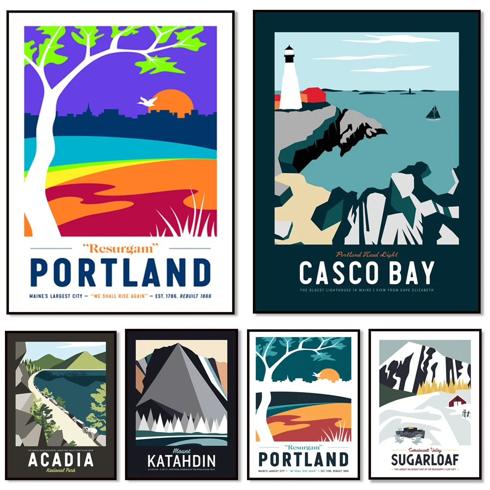 

Grand Teton, Rocky Mountains, Zion, Glacier, Bryce Canyon National Park Art Print Glacier WPA style poster travel print, Washing