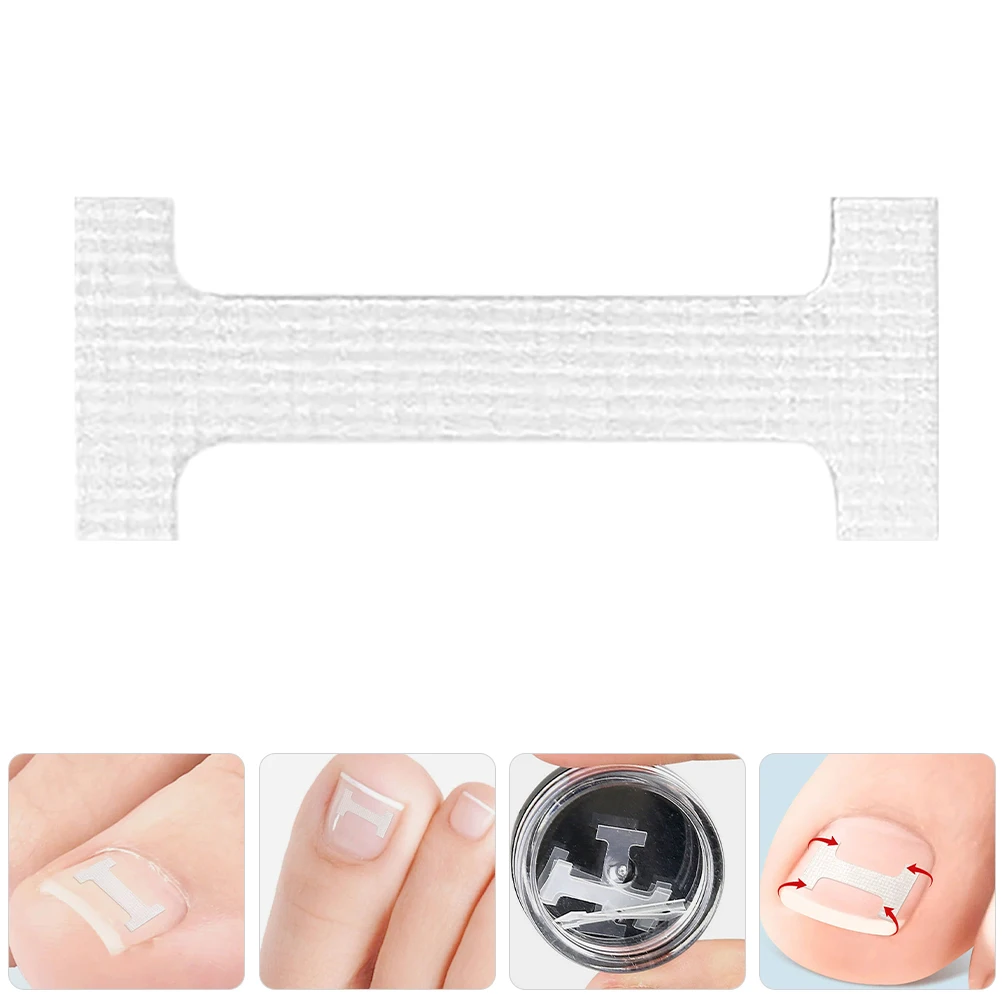 

10pcs Ingrown Toenail Correction Patches Invisible Lightweight Stretchable Foot Care Strips Walking Daily Wear Sports 19Mm Nail