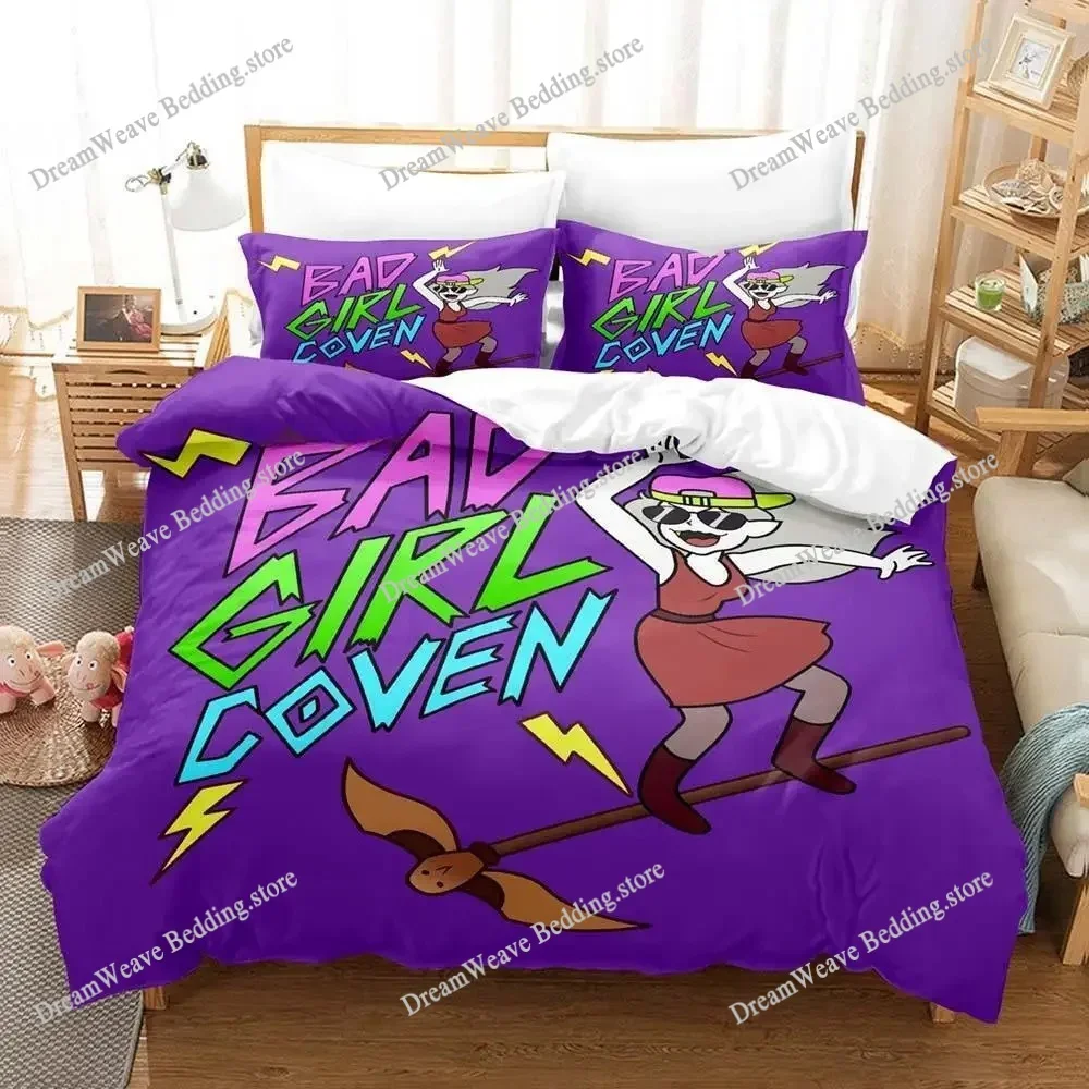 

New Bad Girl Coven Bedding Set Single Twin Full Queen King Size Bed Set Adult Kid Bedroom Duvet Cover Sets Anime Bed Sheet Set96
