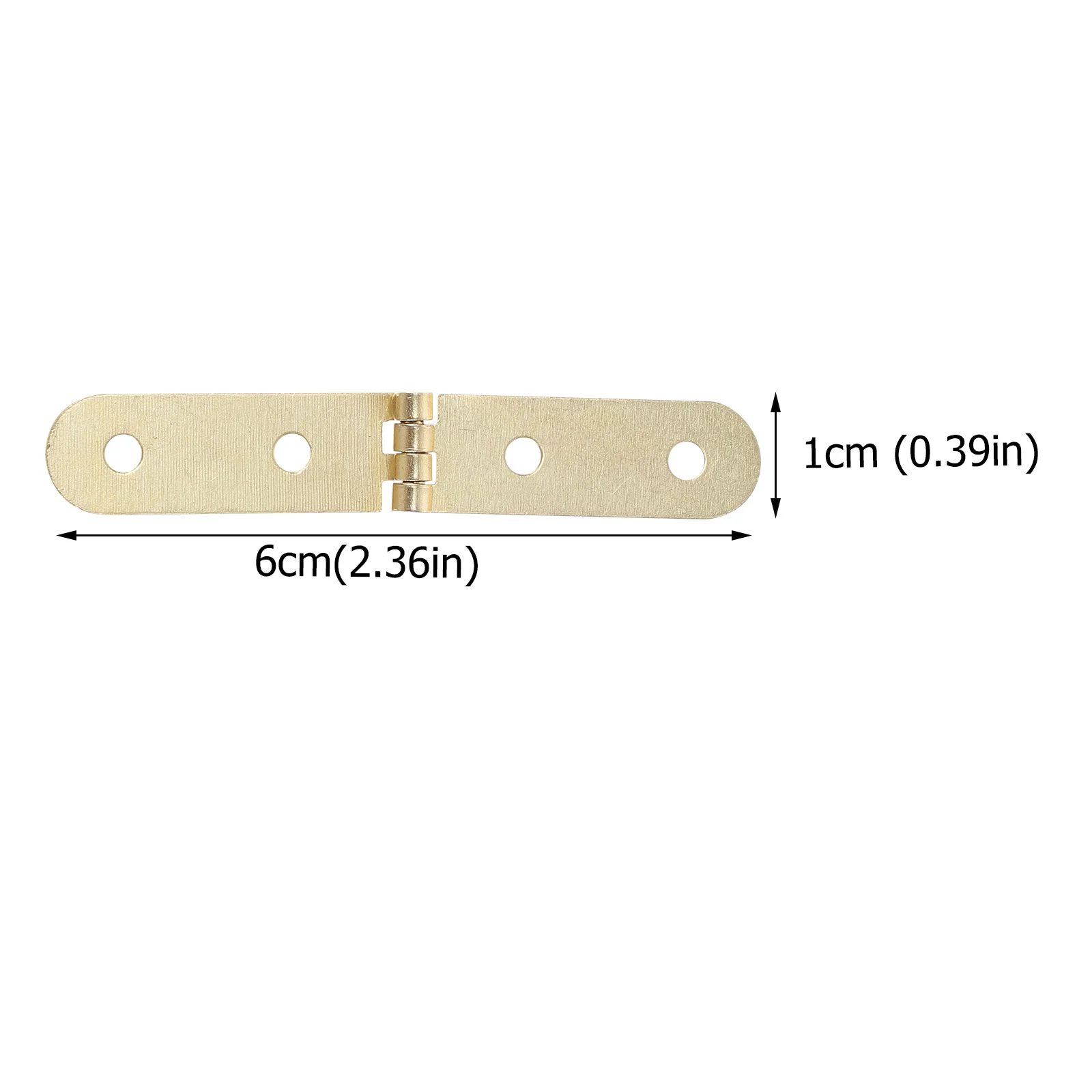 40Pcs Small Box Hinges Jewelry Chest Wooden Case Classic Color Chic Appearance High Hardness Stable Performance