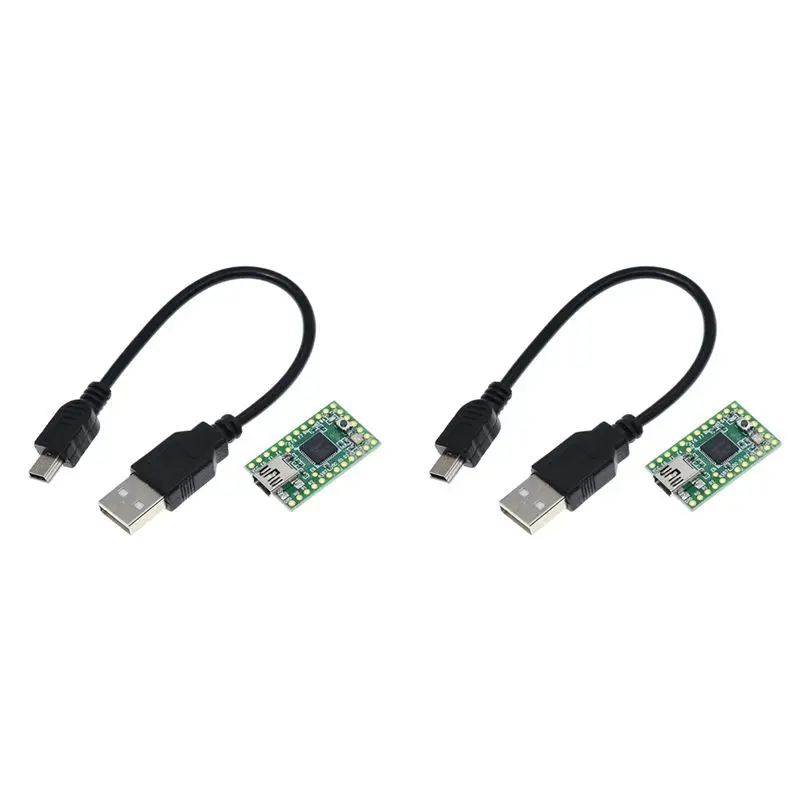 ABDE-2X Teensy 2.0 USB 2.0 Keyboard Mouse Teensy For Arduino AVR ISP Experiment Board U Disk Mega32u4 NEW