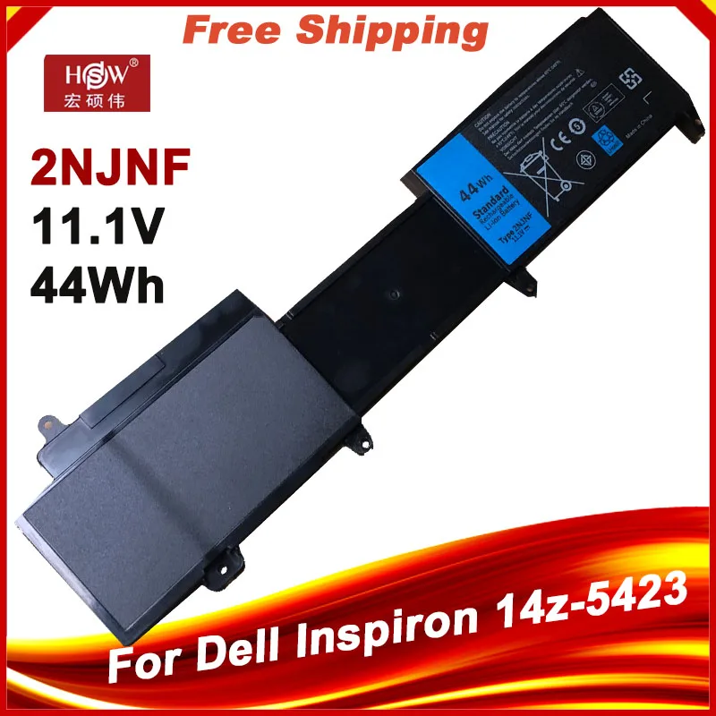 

NEW battery 11.1V 44WH for DELL Inspiron 2NJNF 14Z-5423 15Z-5523 8JVDG T41M0 P35G TPMCF laptop battery