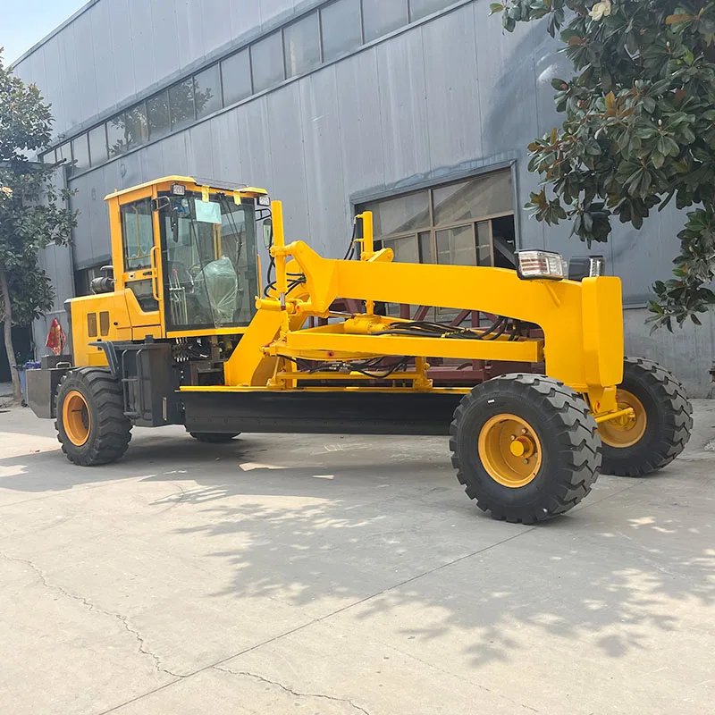 CIF Prezzo Macchinari stradali 100HP Mini Livellatore 5Ton Potenza Nuovo tipo Attrezzatura compatta per la costruzione stradale