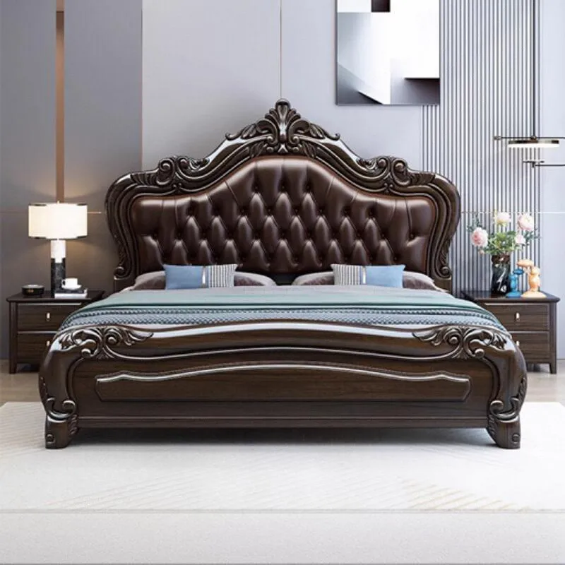 

European Bedroom Bed Organizer Drawers Luxury King Size Bed Base Multifonction Storage Space Letto Matrimoniale Furnitures