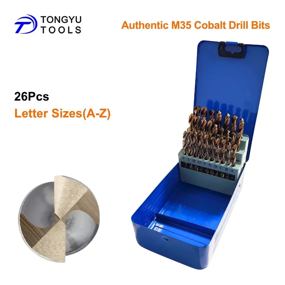 m35-cobalt-letter-drill-bit-set-26pcs-a-z-jobber-length-twist-bits-for-stainless-steel-hard-metal-60-29-115pcs-are-available