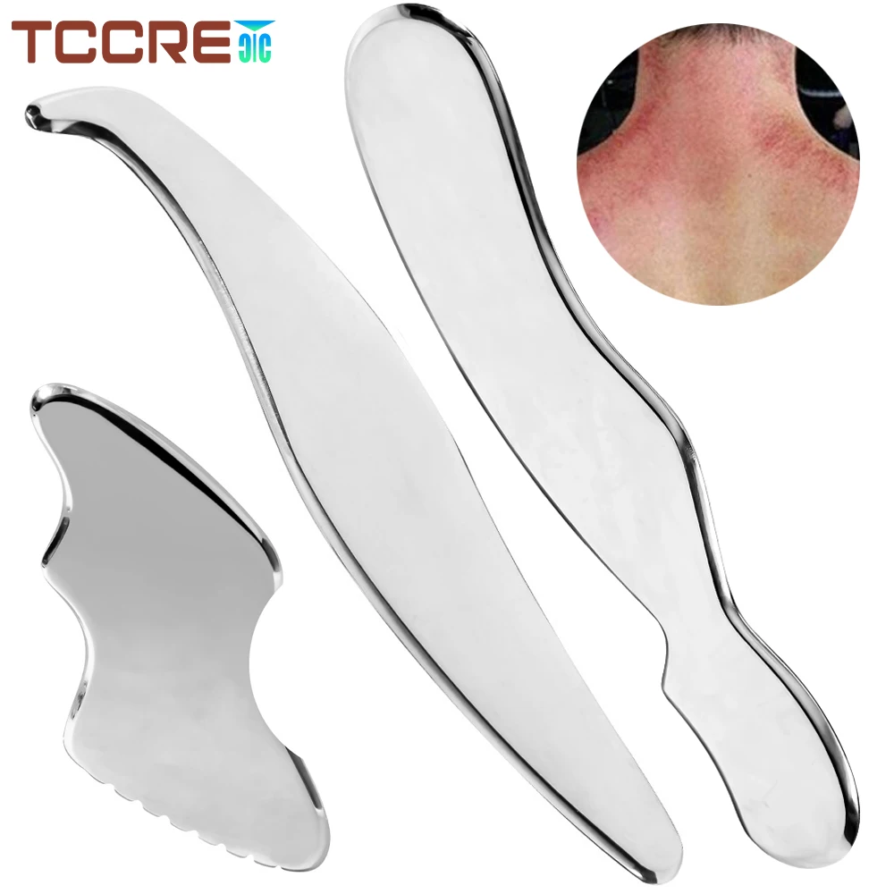 

Stainless Steel Scraper Physiotherapy Relieves Massager Muscle Relaxation Massage Myofascial Release Tool Gua Sha Scraping Board