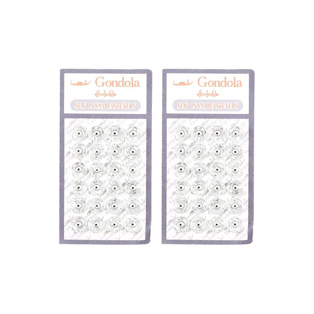 

48pcs Mini Clothing Fabric Handmade Accessories Sewing Accessories Invisible Button Metal Buckle Sewing Buttons