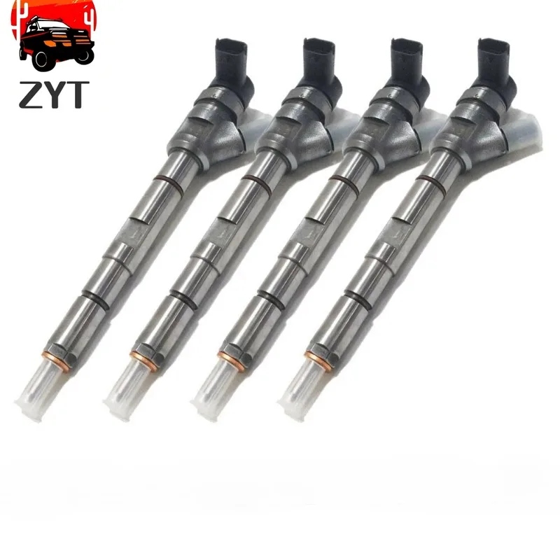 4PCS Common Rail Fuel Injector 0445110320 0445110319 For Hyundai ACCENT AVANTE Kia SOUL FORTE 0986435186 33800-2A900 338002A900