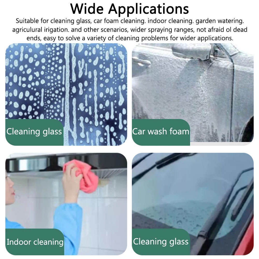 Car Washing Foam Sprinkling Pot Foam Sprayer Electric Car Cleaning Bottle 1.8L Bottle Watering Cans Manual Sprayer