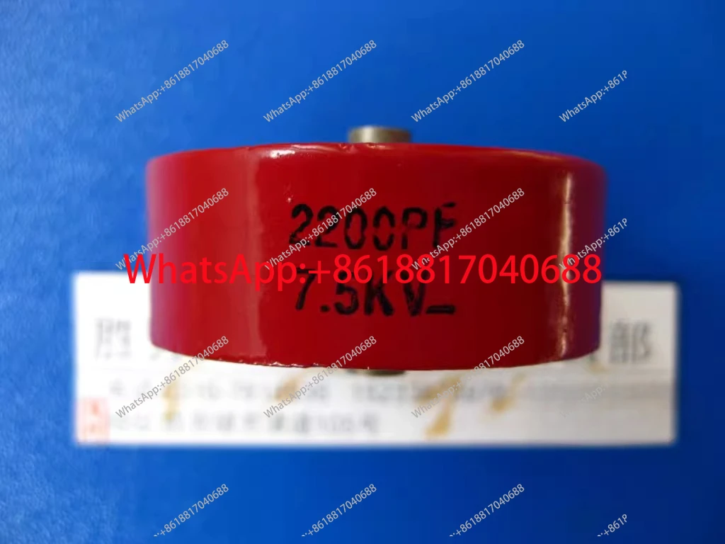 2200PF 7.5KV high-frequency machine heat sealing machine drum shaped high-voltage low-frequency ceramic dielectric capacitor