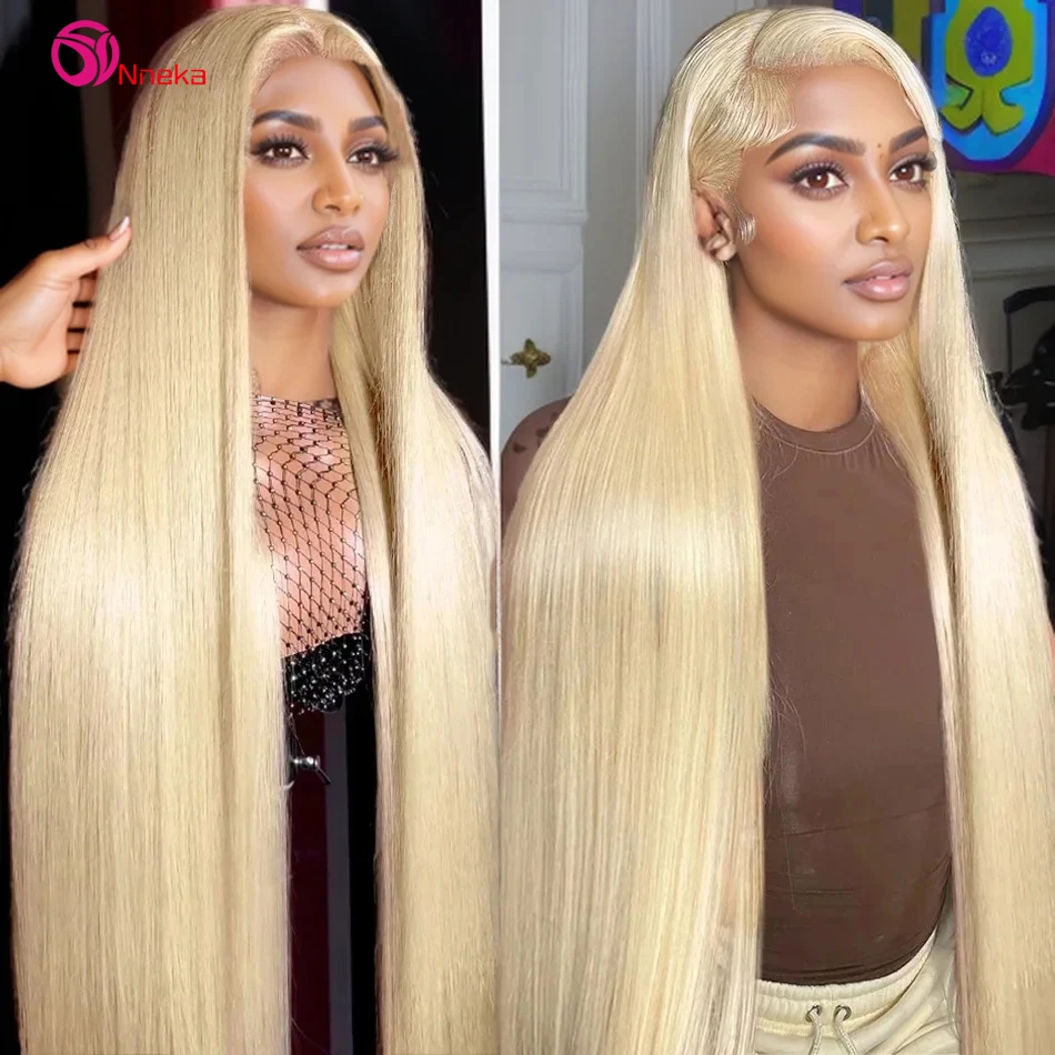 

613 Blonde Lace Frontal Wigs 13x6 Hd Lace Front Human Hair Wig For Woman Choice Preplucked 13x4 Straight Lace Frontal Wig