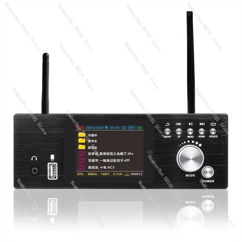 DSD Digital Turntable Audio Decoder DTS Dolby 5.1 HDMI Bluetooth USB Sound Card 5.8G Wireless Surround Receiver Home