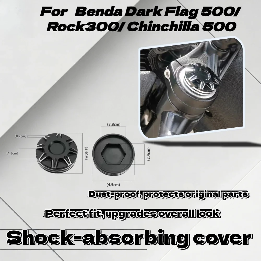 

For Benda Dark Flag 500/Rock300/ Chinchilla 500 Absorber Decorative Screw Nut Black Warrior Upgrade Parts
