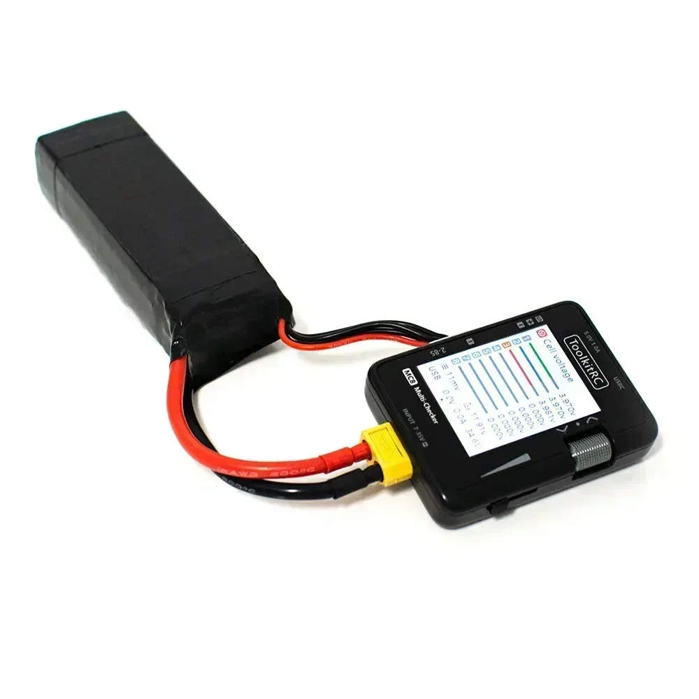 Original ToolkitRC MC8 Smart Battery Multi-Checker Balancer Receiver Signal Tester Quick Charge Function for Your Phone