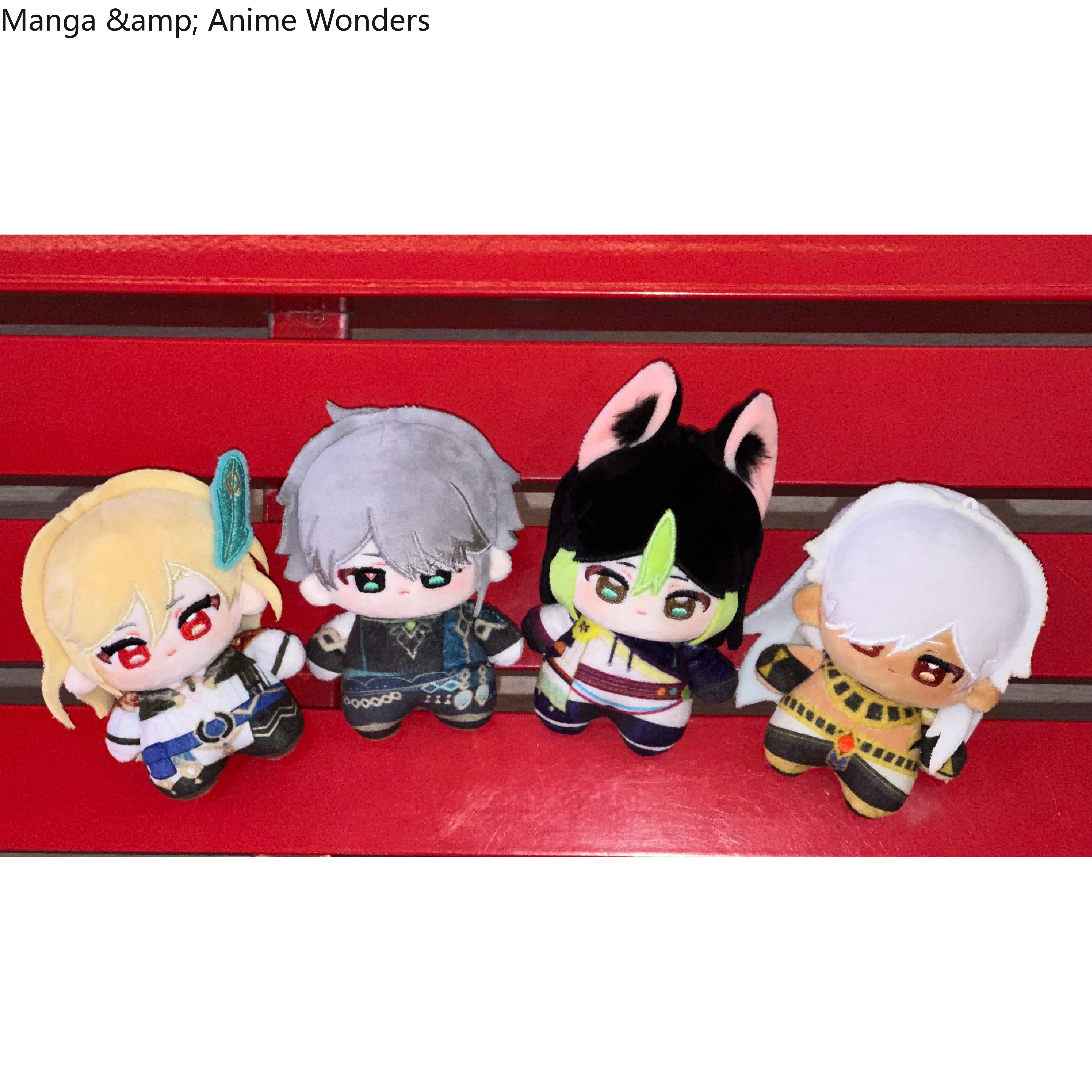 

Anime Genshin Impact Alhaitham Kaveh Cyno Tighnari Print Cartoon Nunu Body Plush Pendant 10cm Mascot Anime Xmas Gift Halloween