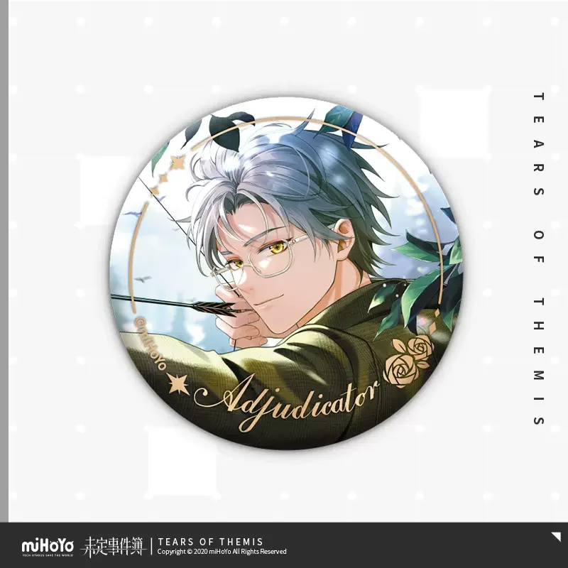 Sunsyea テミスの涙 公式グッズ miHoYo オリジナル 正規品 XSMJ バッジ RMarius von Hagen Luke Pearce Artem Wing Vyn Richter
