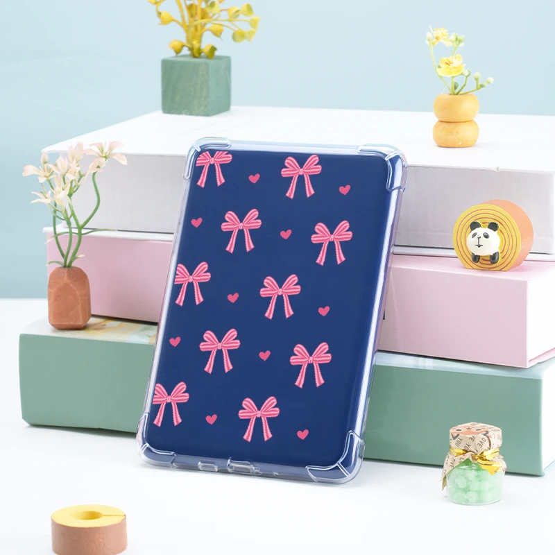 Leuke kindle transparante zachte hoes, 6/6,8 inch, geschikt voor kindle 10/11/12e, kindle PaperWhite 5, beschermhoes voor lezer