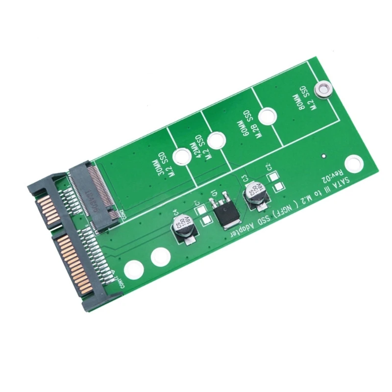 Дополнительная карта NGFF Адаптер SATA3 Raiser to SATA3 Адаптер SSD к SATA3 Поддержка карт расширения для 2230/2242/2260/2280